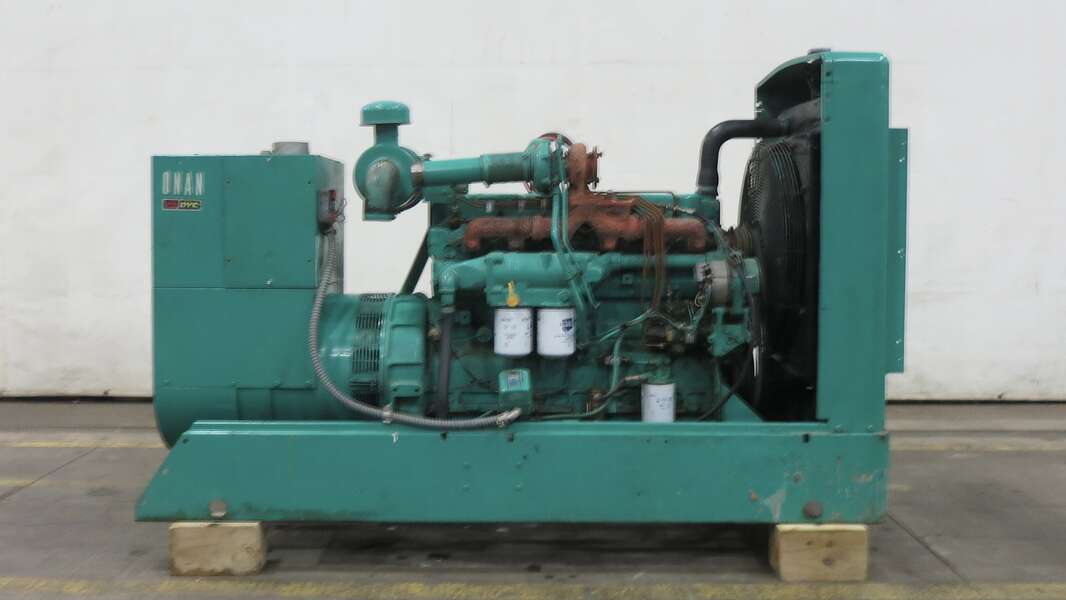 Used Onan 75ODYC Diesel Generator 619 Hrs 75 KW 4990 Price CSDG